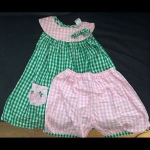 Smock short set